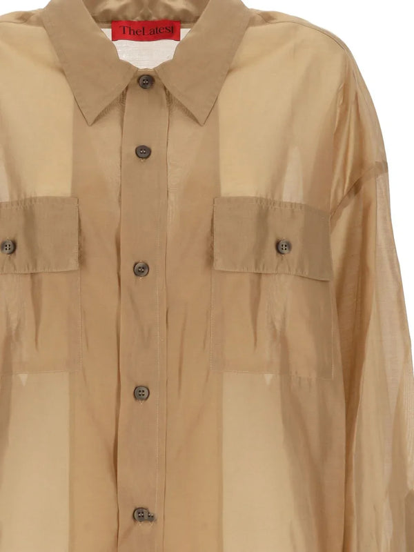 THE LATEST THE LATEST Thelatest Long-sleeve shirt