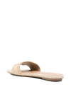 EMPORIO ARMANI EXCLUSIVE EMPORIO ARMANI EXCLUSIVE Woven raffia sandals