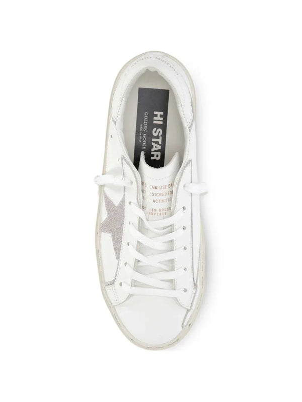Golden Goose Golden Goose Hi Star Lreather Sneakers