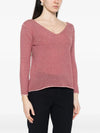 Beyou Beyou V-neck long sleeves Cashmere v-necked sweater