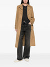Golden Goose Golden Goose Suede leather trench coat