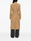 Golden Goose Golden Goose Suede leather trench coat