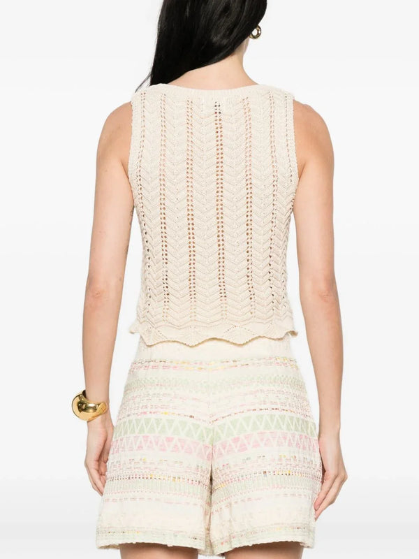 BYE Bye Knitted cotton top