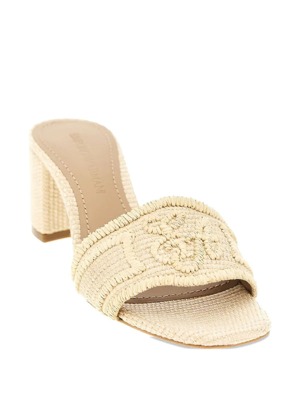 EMPORIO ARMANI EXCLUSIVE Emporio Armani Exclusive Rafia mules