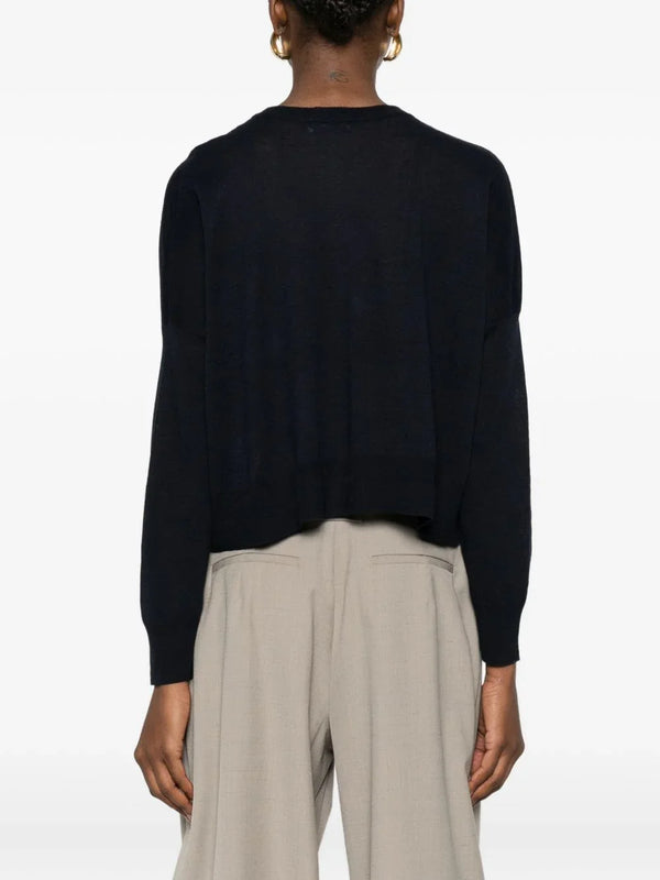 Base Base Linen and cotton blend cardigan