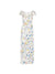 Alice + Olivia Alice + Olivia V-neck ruffles slit Tara printed long dress