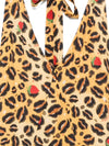 Alessandro Enriquez Alessandro Enriquez V-neck Printed long dress