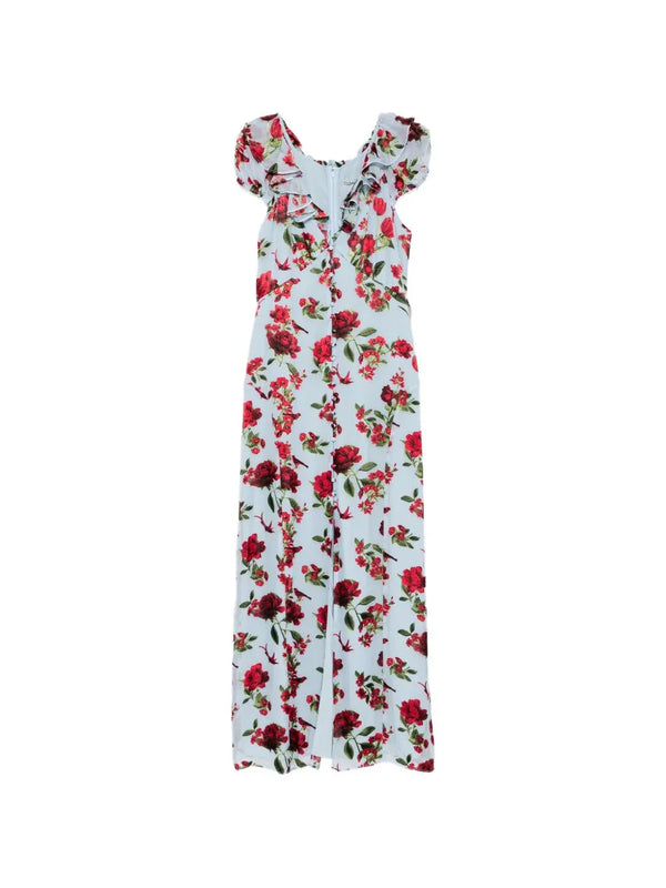 Alice + Olivia Alice + Olivia Tara printed long dress
