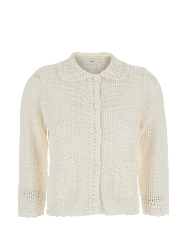Dunst Dunst Linen and cotton blend cardigan