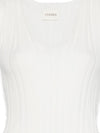 Closed Closed Linen Cotton V-Necked Sweater