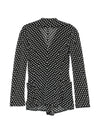 Junya Watanabe Junya Watanabe Polka-Dot Ruffled Jacket