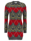 Moschino Moschino Smiley® Wool Dress