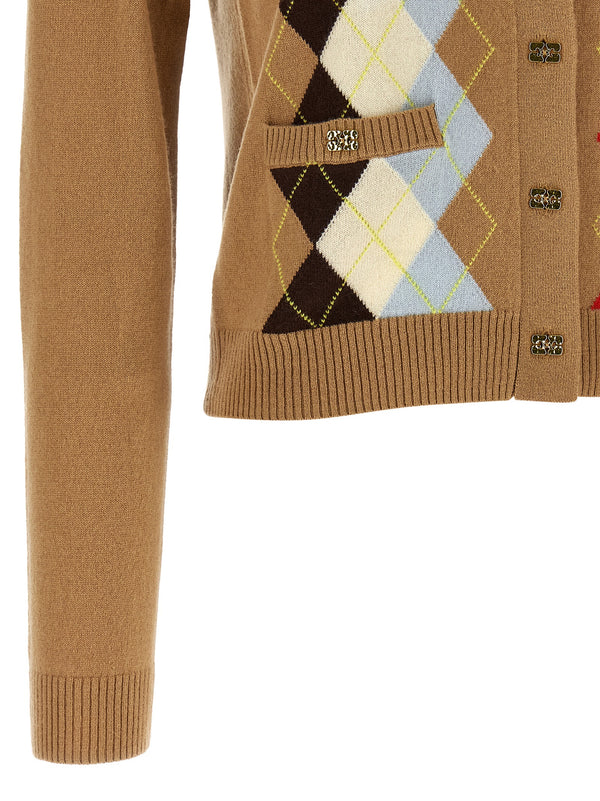 Ganni Ganni Diamond-shaped Cardigan