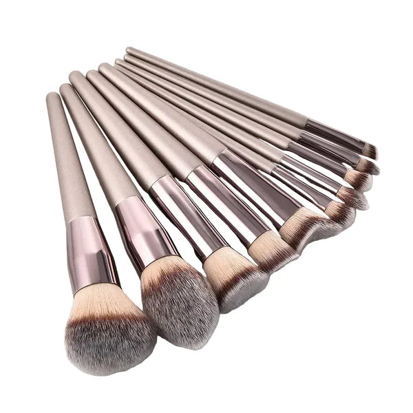 Hot Champagne Cosmetic Brush Set Makeup Brush Set