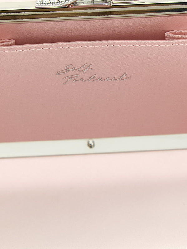 Self-Portrait Self-Portrait Satin Clutch
