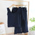 Women’s 3-Piece Cotton Pajama Set – Sleeveless Summer navy Women’s 3-Piece Cotton Pajama Set