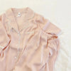 Summer Cotton Pajama Set – Short Sleeve Two-Piece Pink Sleepwear Short Sleeve Two-Piece Pink Sleepwear