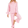 Women’s Plaid Long Sleeve Pajama Set Long Sleeve Pajama Set
