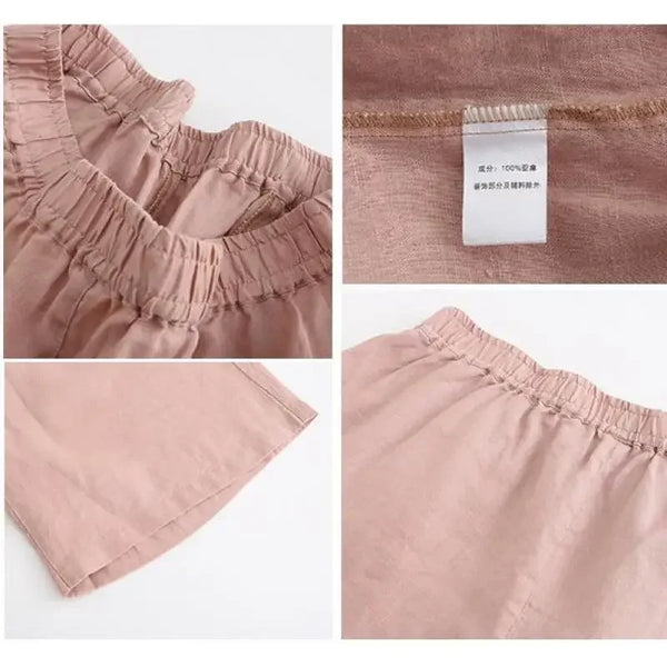 2-Piece Linen Pajama Set 2-Piece Linen Pajama Set