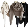 100% Wool Oversized Triangle Shawl 100% Wool Oversized Shawl