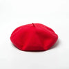 Unisex Wool Beret – Large Winter Hat red L 58-60cm Unisex Wool Beret – Large Winter Hat