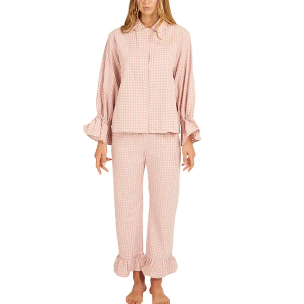 Women’s Plaid Long Sleeve Pajama Set Long Sleeve Pajama Set