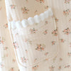 Women’s Thick Cotton Pajama Set – Autumn Floral Sleepwear Women’s Thick Cotton Pajama Set