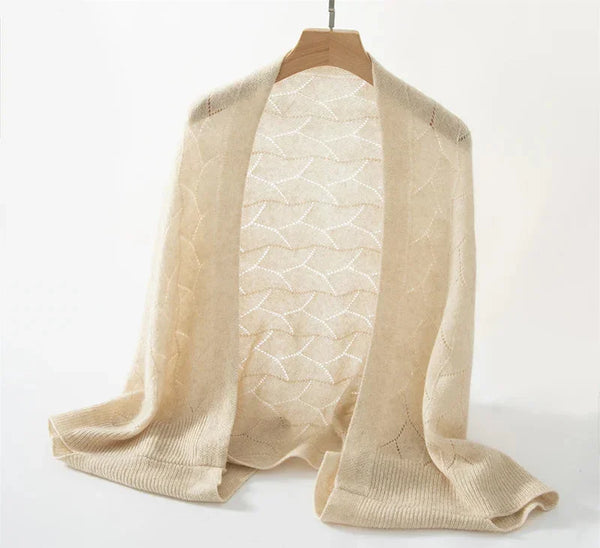 Wool Cashmere Shawl for Women – Soft Warm Wrap 02 Beige Cashmere Wool Cashmere Shawl for Women – Soft Warm Wrap