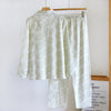 Women’s Cotton Pajama Set – Summer Lapel Sleepwear Women’s Cotton Pajama Set