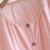 Women’s Gauze Cotton Pajama Set – Long Sleeve & Pants Spring Autumn