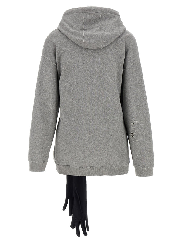 Mm6 Maison Margiela Mm6 Maison Margiela Hoodie Dress With Gloves