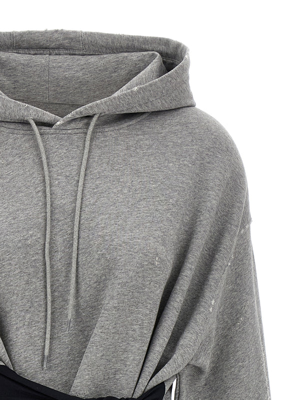 Mm6 Maison Margiela Mm6 Maison Margiela Hoodie Dress With Gloves