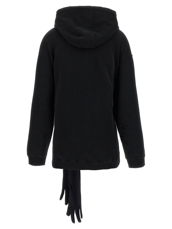 Mm6 Maison Margiela Mm6 Maison Margiela Hoodie Dress With Gloves
