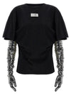 Mm6 Maison Margiela Sequin Gloves T-shirt