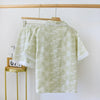 Women’s Cotton Pajama Set – Summer Lapel Sleepwear Women’s Cotton Pajama Set