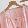 Women’s Gauze Cotton Pajama Set – Long Sleeve & Pants Spring Autumn