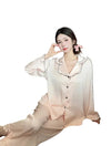 Silk Satin Women's Pajama Set Silk Satin Women's Pajama Set