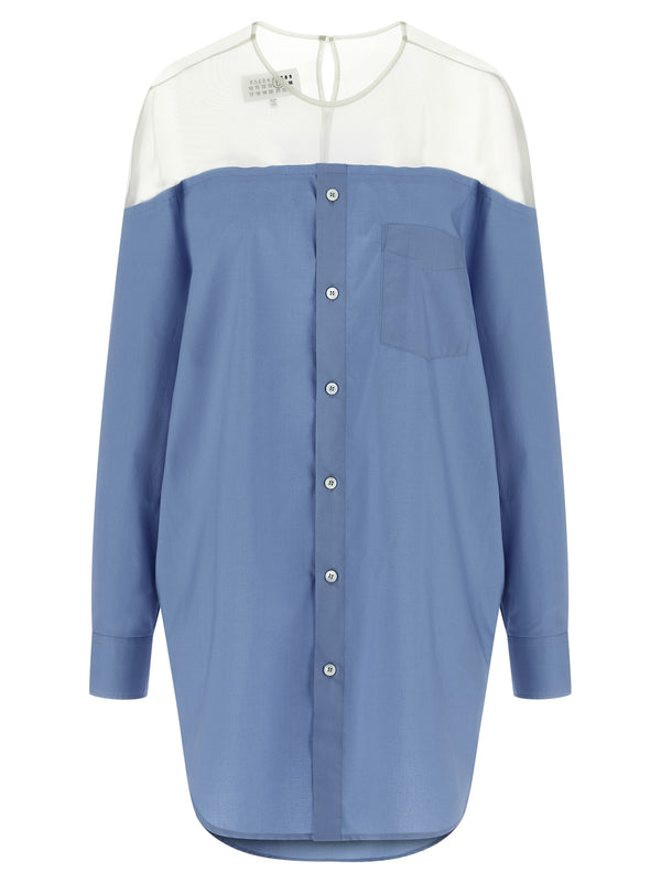 Mm6 Maison Margiela Mm6 Maison Margiela Tulle Insert Shirt