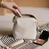 PU Leather Cosmetic Bag beige Cosmetic Bag