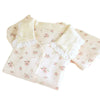 Women’s Thick Cotton Pajama Set – Autumn Floral Sleepwear Women’s Thick Cotton Pajama Set