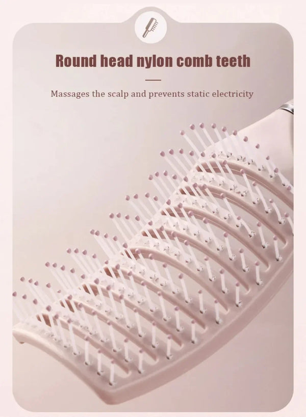 Wide Tooth Detangling Brush for Wet & Curly Hair Hair Brush