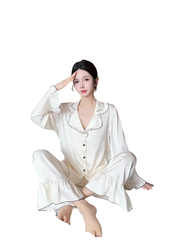 Silk Satin Women's Pajama Set Silk Satin Women's Pajama Set