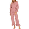 Women’s Plaid Long Sleeve Pajama Set Long Sleeve Pajama Set