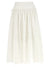 Self-Portrait Self-Portrait Self Portrait White Cotton Embroidered Midi Skirt Skirts