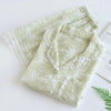 Women’s Cotton Pajama Set – Summer Lapel Sleepwear Women’s Cotton Pajama Set