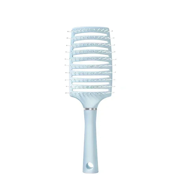 Wide Tooth Detangling Brush for Wet & Curly Hair Blue Hair Brush