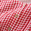 Cotton Plaid 3/4 Sleeve Pajama Set Cotton Plaid 3/4 Sleeve Pajama Set