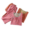Women’s 2-Piece Cotton Pajama Set – Autumn Sleepwear Women’s 2-Piece Cotton Pajama Set