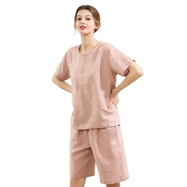 2-Piece Linen Pajama Set 2-Piece Linen Pajama Set