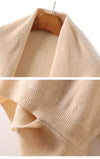 100% Wool Knitted Cape Shawl 100% Wool Knitted Cape Shawl
